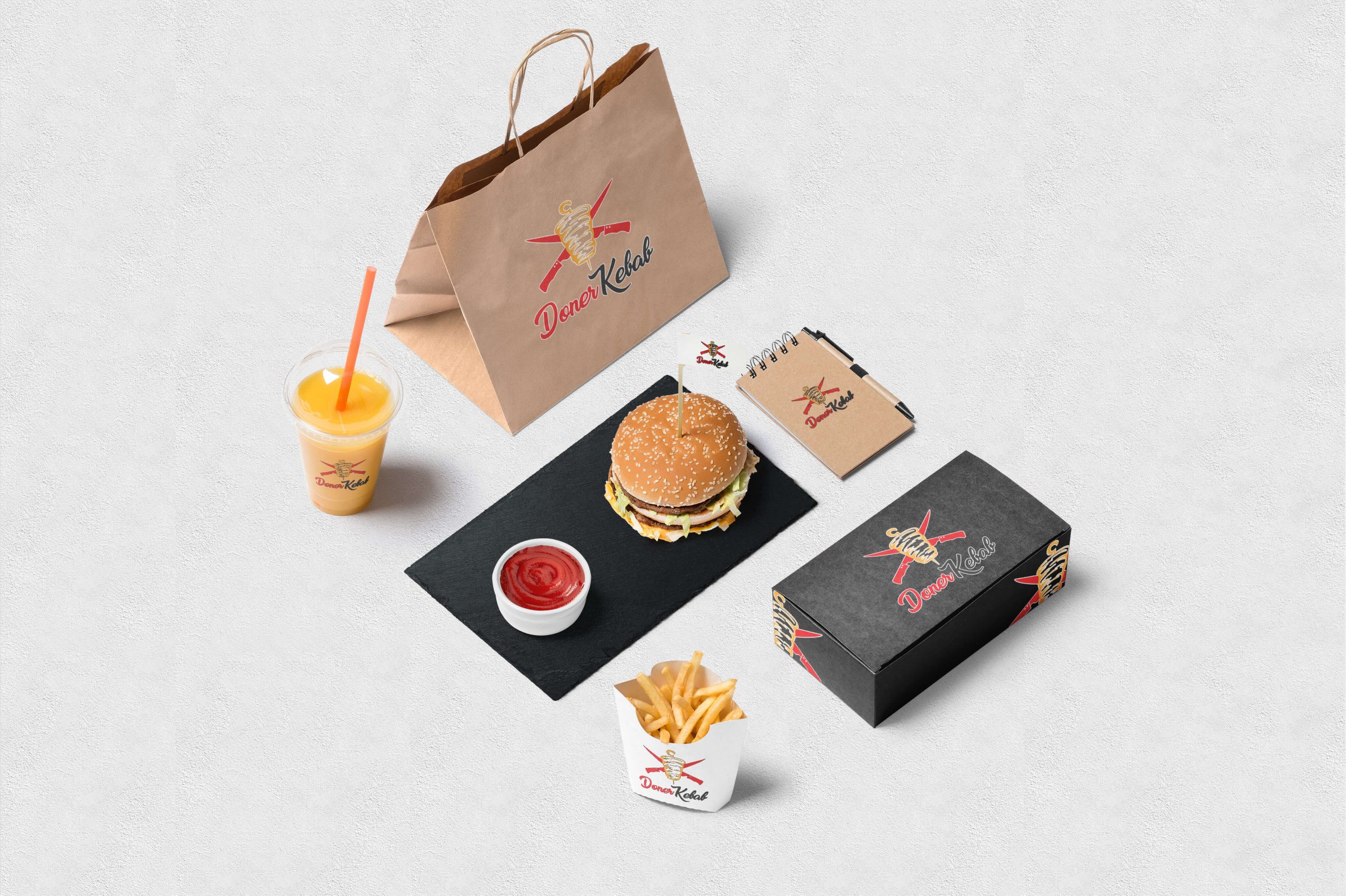 Doner Kebab - Packaging Design - Grabby